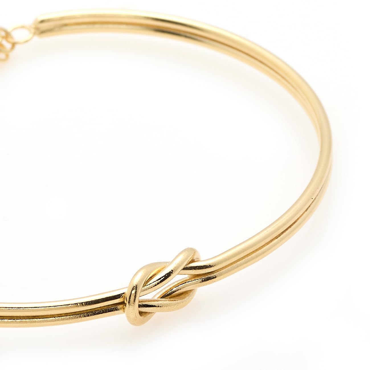 Bracciale Argento 925 Con Nodo, Regolabile 16cm+4cm, Nodo Simbolico per Amore, Amicizia e Infinito e San Valentino, Made in Italy