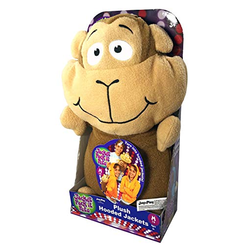 Jacket Pack-it Pets Size 7/8 Backpack Monkey Plush Jacket Bag