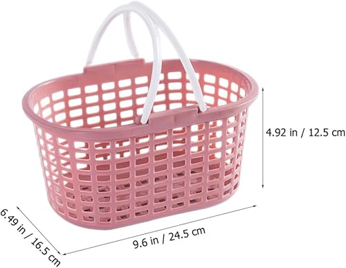 Miniatura 6 de Zerodeko Cesta de plástico con asa Organizadores portátiles para ducha y organizador de limpieza de almacenamiento