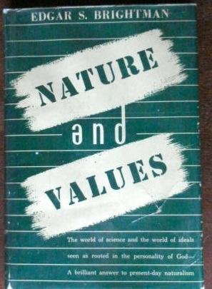 Nature and Values B002JS8G4I Book Cover