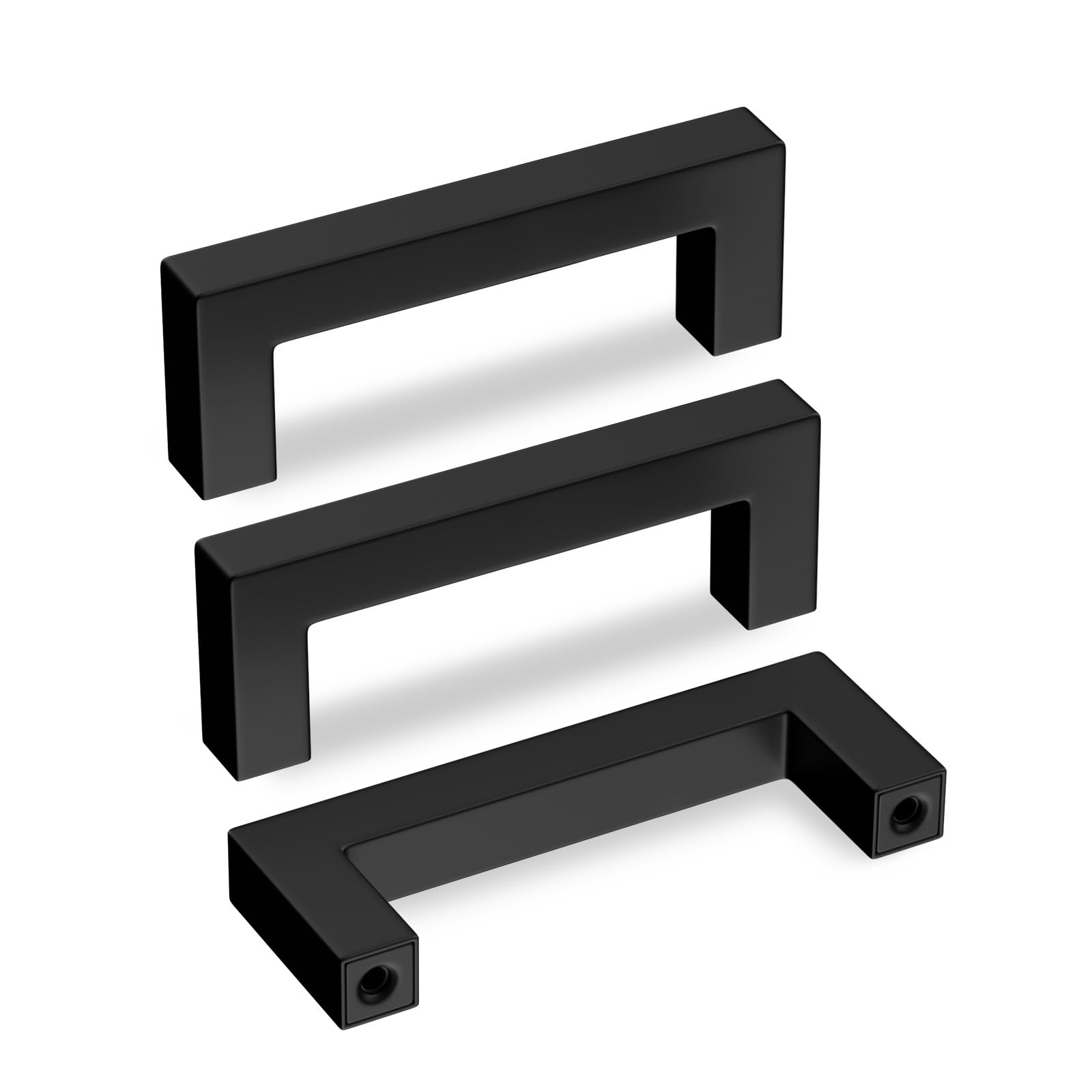 Black Cabinet Handles - Kitchen Drawer Pulls -13 Black Cabinet Handles - Kitchen Drawer Pulls -13