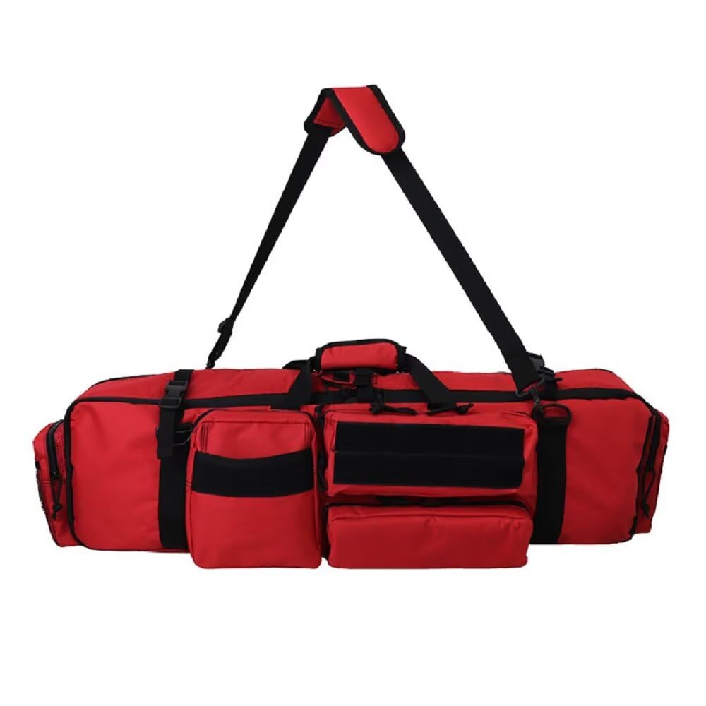 Generico 100cm Guerra militare gioco Tactical Gun Bag Durevole anti-scivolo Resistente all'acqua Caccia Attrezzature pistola ad aria fucile custodia protettiva borsa