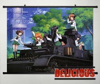 Girls und Panzer Home Decor Japanese Anime Poster Wall Scroll Sexy Cosplay 23.6x17.7 Inches -P127012001