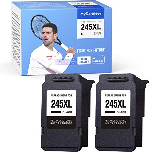Hot Deals myCartridge Remanufactured Ink Cartridge Replacement for Canon 245 Pg-245Xl 245XL (2-Pack, Black) Work with Canon Pixma MX492 MX490 MG2520 MG2522 MG3022 MG2922 TS3120 TS3122