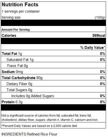 Miniatura 2 de GLOWRIAL Shiratamako 7.05 ozHarina de arroz glutinosa premium para hacer Mochi, Dango, Daifuku