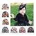 Produktbild MUUZONING 7 Stück Süß Baby Mutter Stirnbänder Elastische Baumwolle Haarband Turban, Mehrere Farben Kleinkind Haar Bogen Fliege Schleife Haarreifen, Mädchen Head Wrap Kostüm Fotografie Props #4