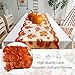 Fall Table Runner Thanksgiving Fall Decorations for Home 13 x 72 Inch Maples Leaves Table Runner Autumn Harvest Orange Lace Runners Thanksgiving Decorations for Tables Kitchen Dining Party (Brown)
