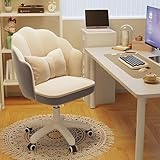 Design flessibili multipli Regola l'altezza del sedile da 40,6 cm a 50,8 cm con la leva di regolazione. Goditi una rotazione a 360 gradi e un rotolamento fluido con le 5 ruote silenziose. Perfetto per studiare, leggere o truccarsi.