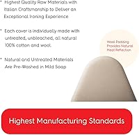 Vista 7 de TIVIT Funda para tabla de planchar: compatible con Yaxa Basics Tabla de planchar de tamaño completo, revestimiento Alumitek, resistente a