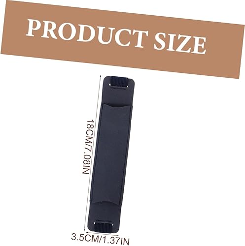 Miniatura 2 de NUOBESTY 6 unids titulares de cuero individual bolsas de cuaderno banda para cubiertas bandas mangas elásticas con soporte lápices manga pluma