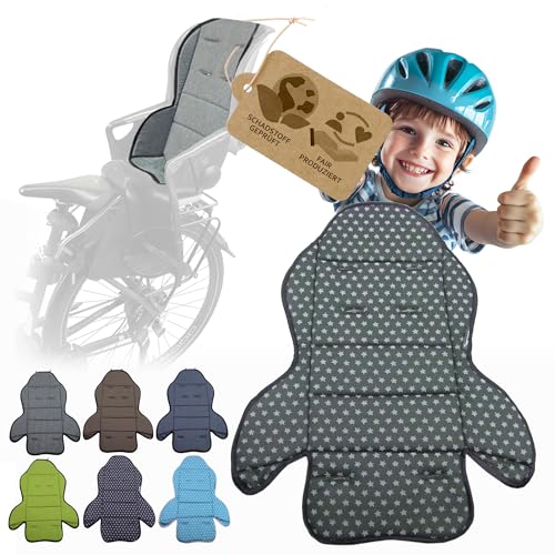 Ersatzbezug Sitzkissen Bezug [Auflage für Kinder Fahrradsitz] kompatibel...