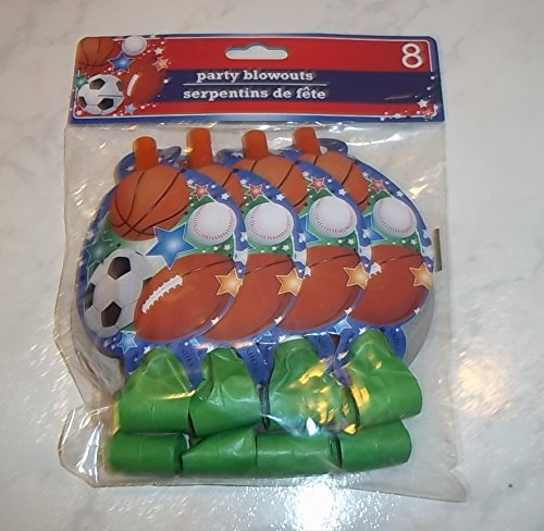 All-Sports Party Blowouts, 8-ct. Packs
