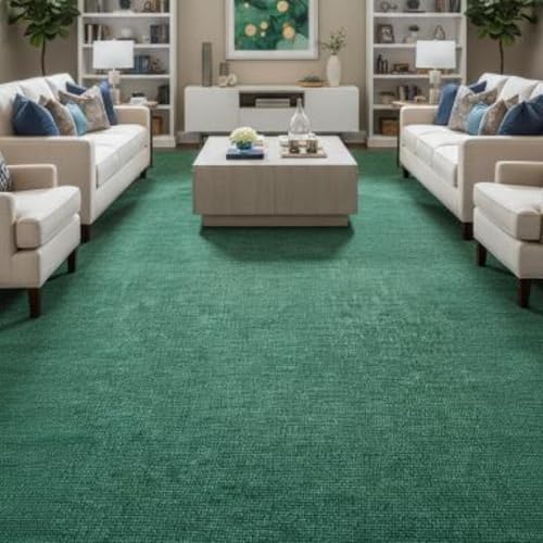 Image of FC Texture-2-Sea-Green Carpet Luxurious Feel Floring for Residential, Commercial Office & Home and Sound Absorbing Durable Easy Clean Low Maintenance for High Traffic Areas