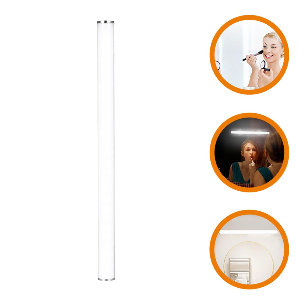 Luce Trucco LED Ventosa per Specchio Bagno, Portatile