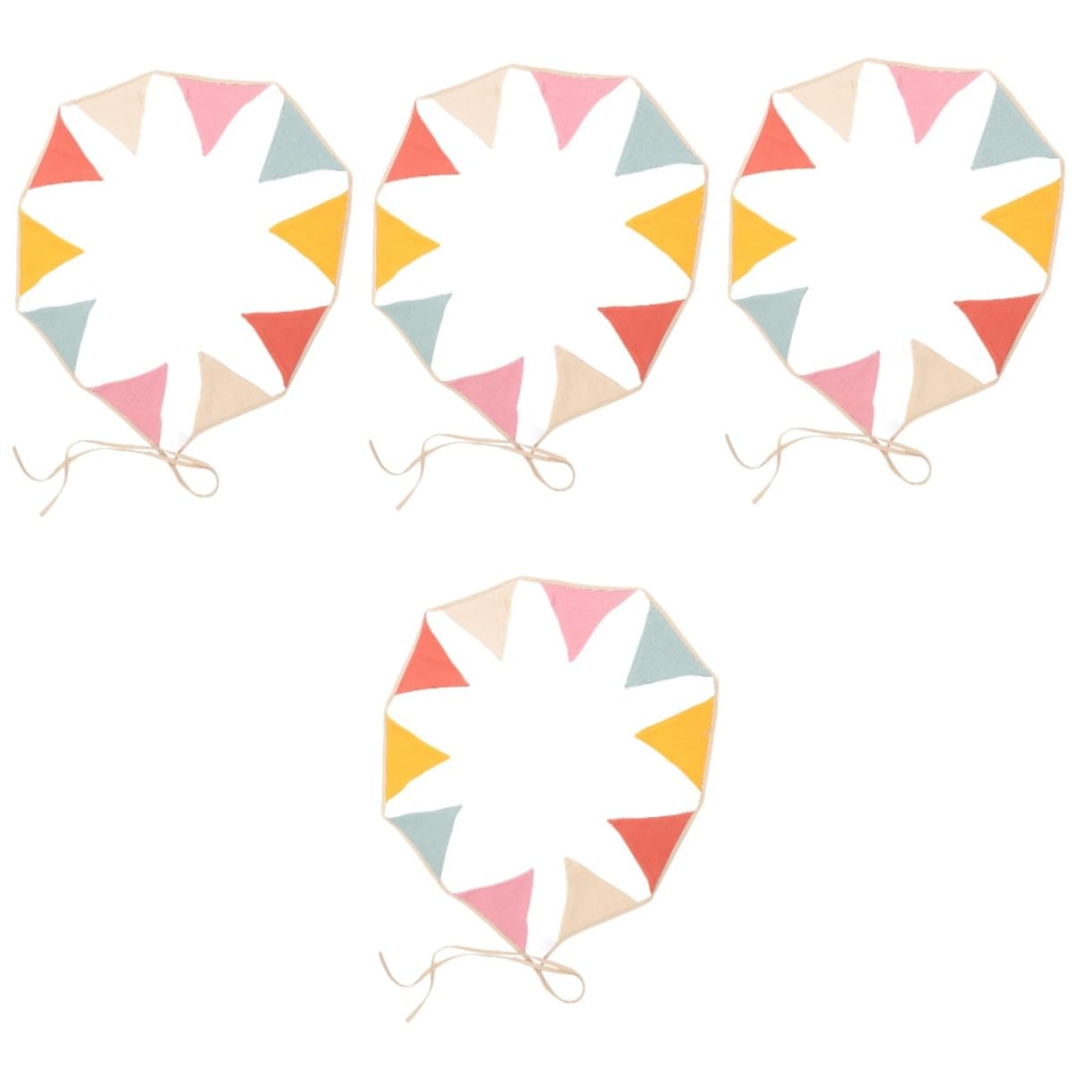 Abaodam 4 Uds Decorativa Para De Niños Banderines Decorativos Para Fiesta De Cumpleaños Decoración Colgante Para Fiesta De Cumpleaños Banderines De Carnaval