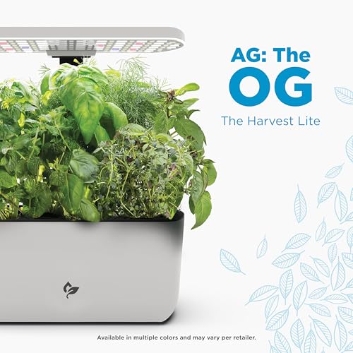 image for AeroGarden Harvest Lite in Cream, Soil-Free Indoor Hydroponic Garden w