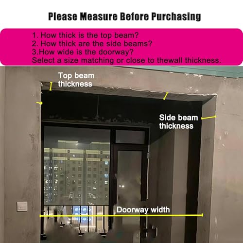 Arco universal para pasillos y balcones con diseño de puerta interior pintable 7