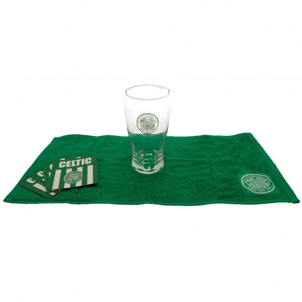 Celtic F.C. Juego de mini barra de cristal oficial
