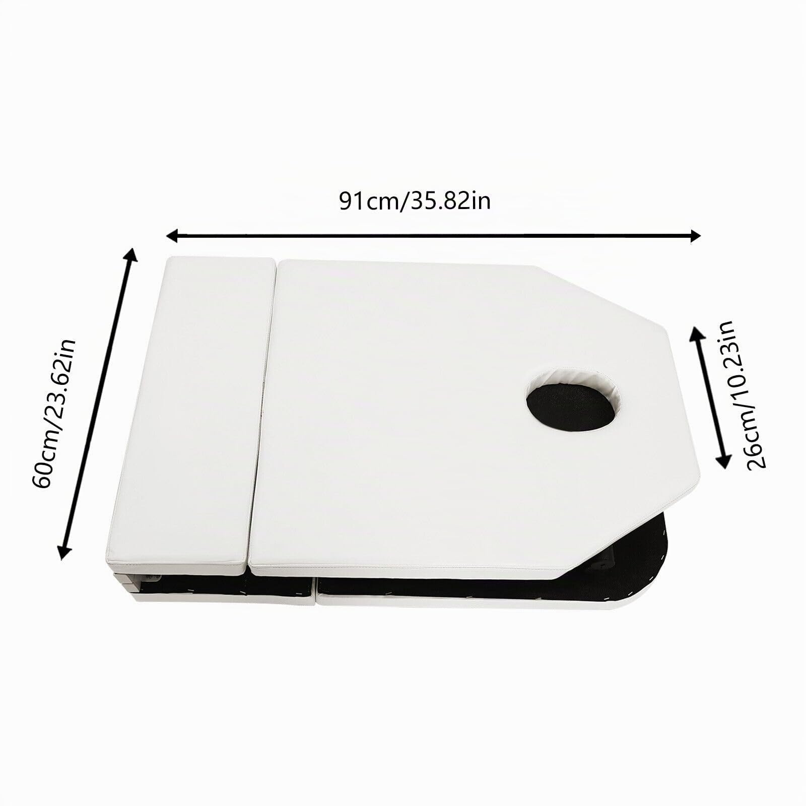 Camilla de Masaje Plegable SPA - Salón de Belleza Cama Cosmética - Silla de Terapia Portátil para Tatuaje y Facial - Mesa de Masaje