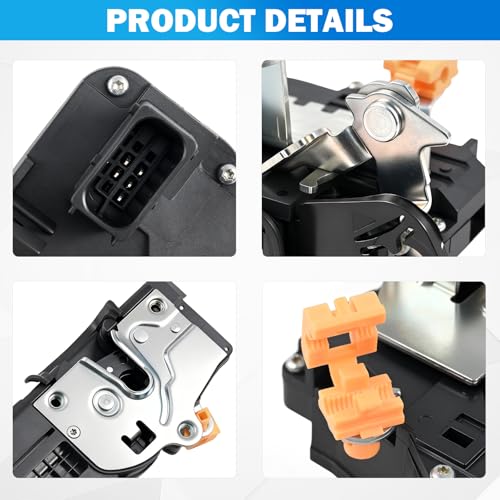 Image of Door Lock Actuator Compatible with 2007-2009 Chevy Silverado Tahoe Suburban Avalanche GMC Sierra Yukon Cadillac Escalade, Front Left Driver Side, Replaces 931-303 25876382 25876385 25876386 25863021
