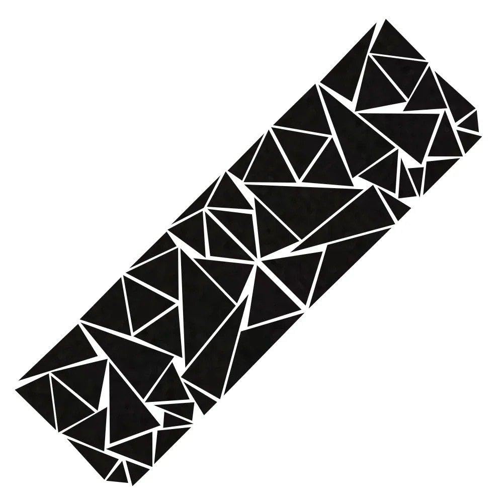 Auto Accessory Car Body Tail Sticker Auto Vinyl Decal DIY Decoration Accessories(Glossy Black)