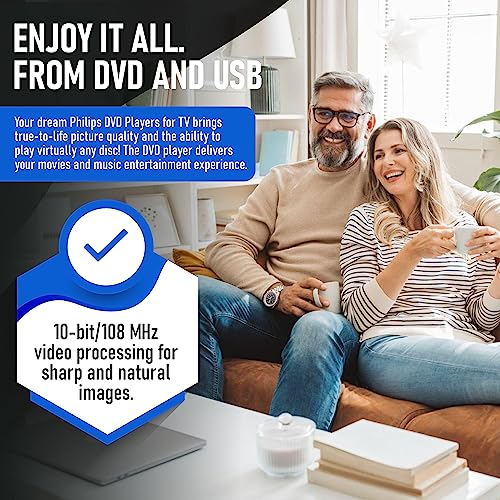image for Philips DVD Players for TV Plays All Regions DVD Player for Smart TV w