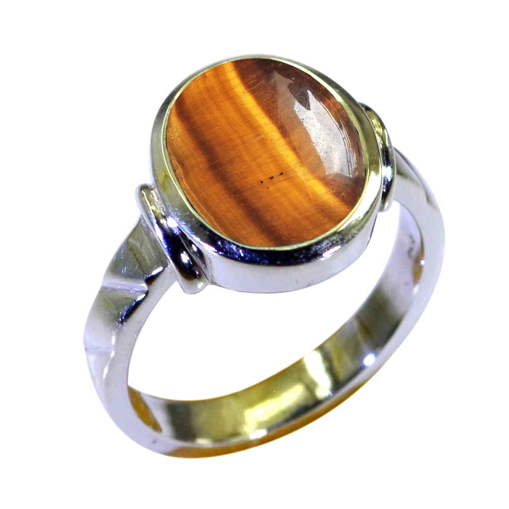 55Carat Choose Your Color Natural Gemstone Sterling Silver Statement Rings Oval Shape Handmade Sizes 5-12…