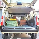 ［NAMINORIKOZOU］サクシードバン/プロボックス専用 車内キャリア (前バーをネジ穴で取り付け) 延長ステー・パッド付 脚立 営業車 サーフボード スノーボード ロッドホルダー 幅広ステーターンナット留めタイプ