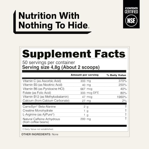NAKED Energy Pure Pre Workout