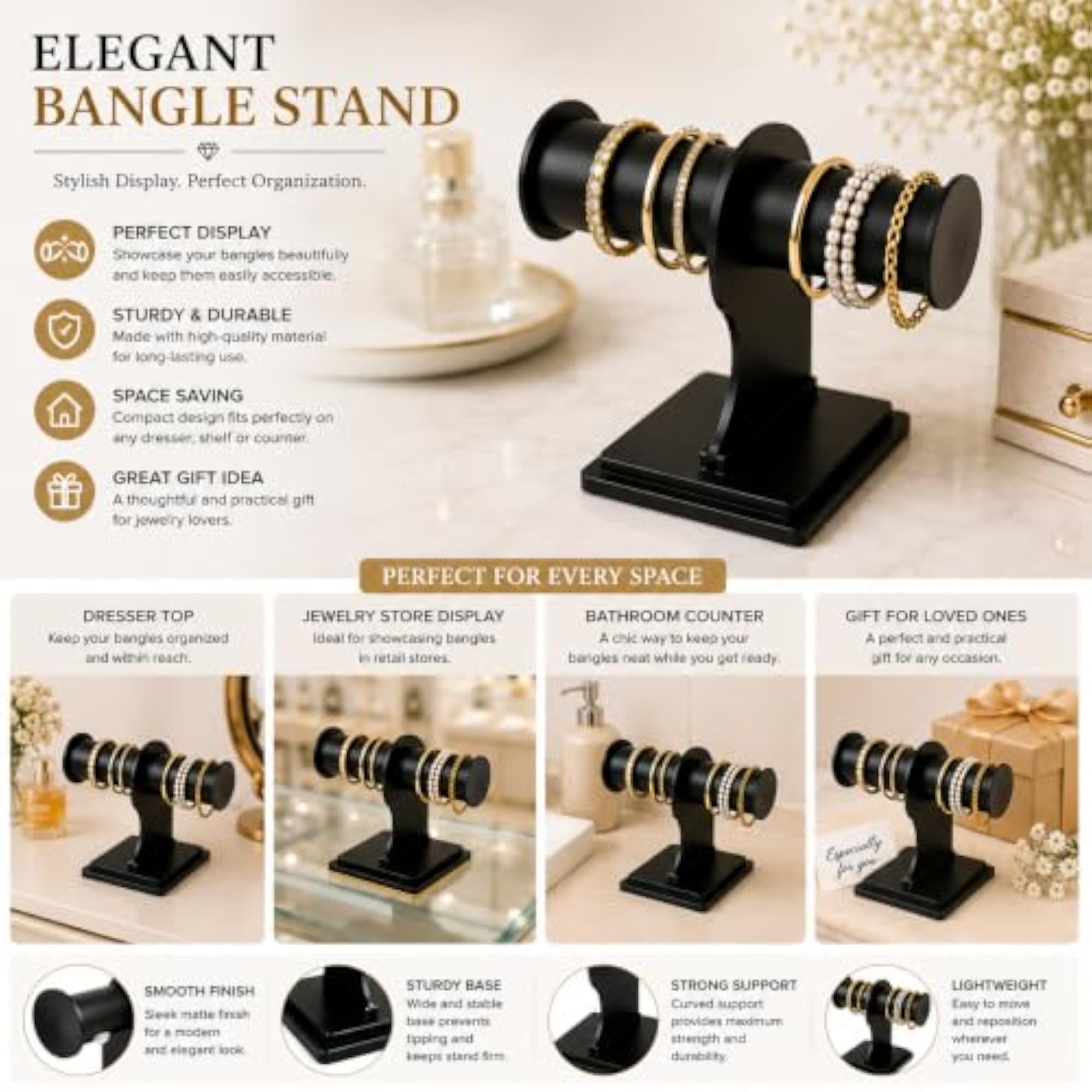 Plastic Bangle Display Stand for Jewellery Shop