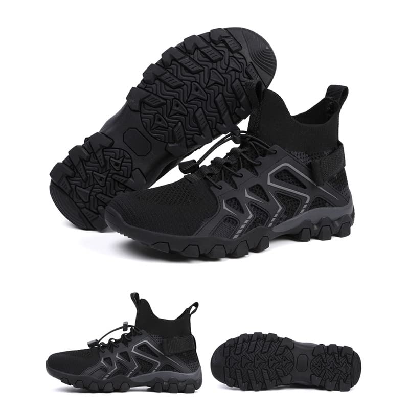 Mens Water Shoes Breathable Hiking Water Shoes Quick Drying Sports Aqua Barefoot Shoes Anti-Slip Climbing Shoes Outdoor Fishing Shoes3