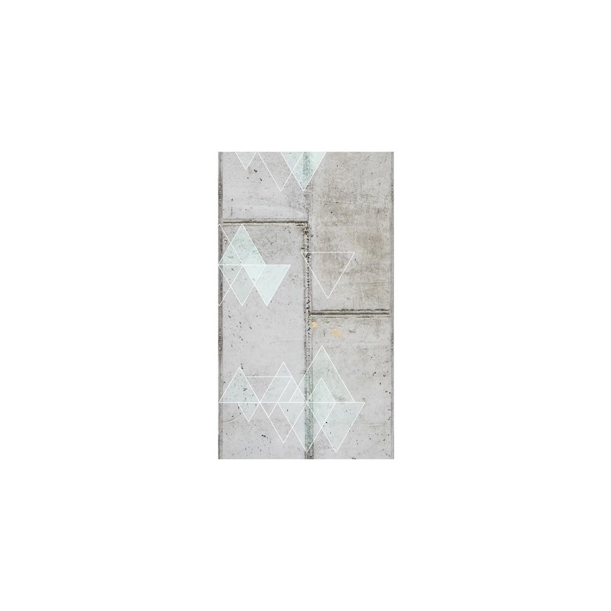 Paris Prix Papier Peint Concrete & Triangles 50x1000cm