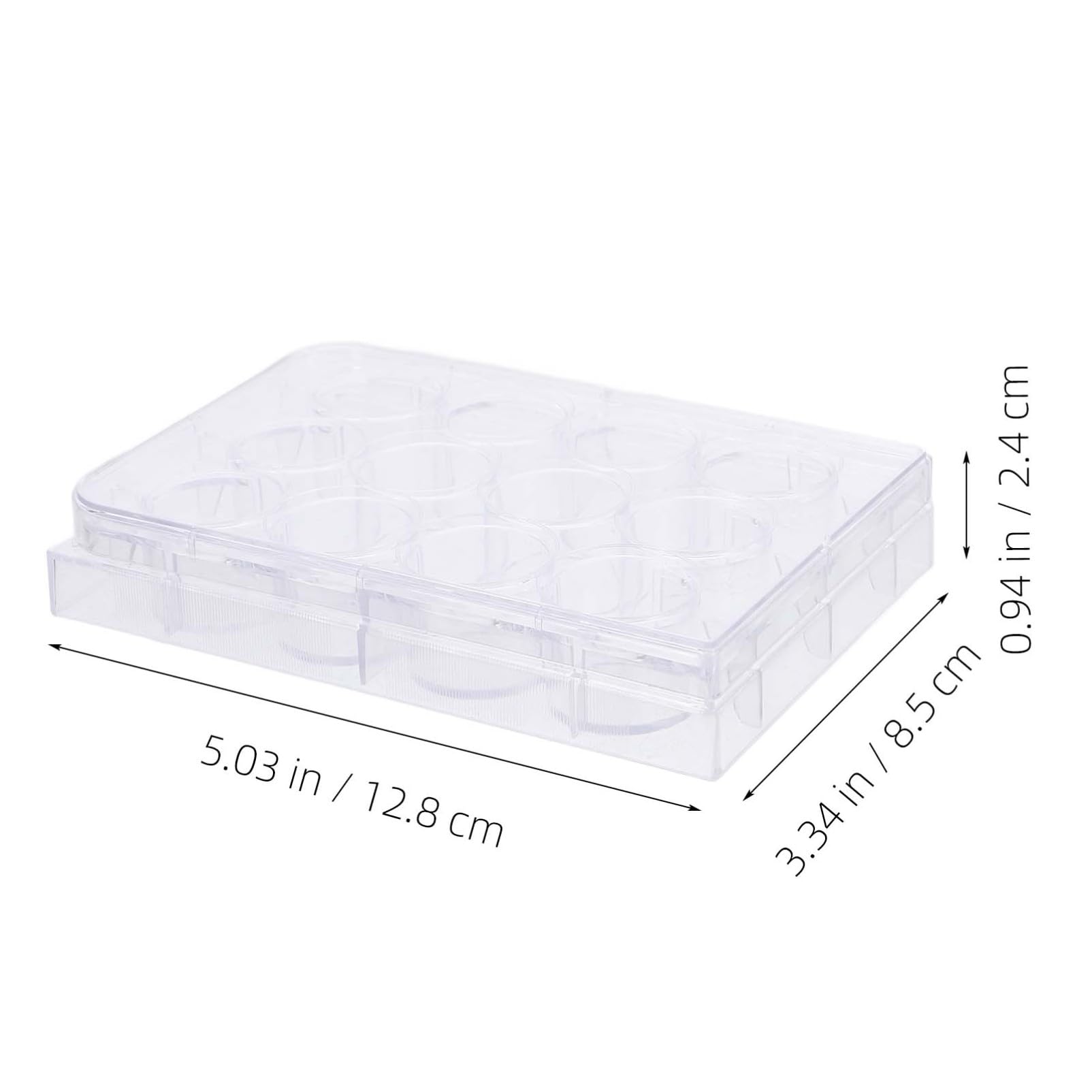 CIYODO Culture Plate Bacteriass Science Kit Culture Treated Plate Cell-Culture Petri Dish Cell Culture Dishes Samples Treated Plate Laboratory Supplies Agar Plate Transparent Plastic
