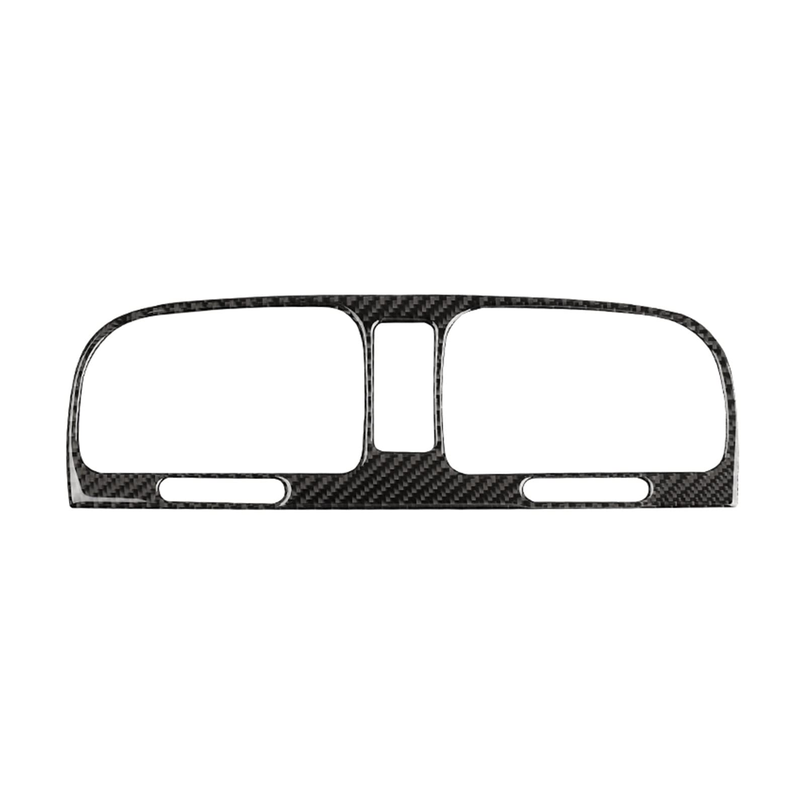 Car Trim Interior for VW for Golf 6 GTI R MK6 2008-2012 Middle Air Vent Frame Decoration Stickers Trim Car Accessories Interior Mouldings(Black)