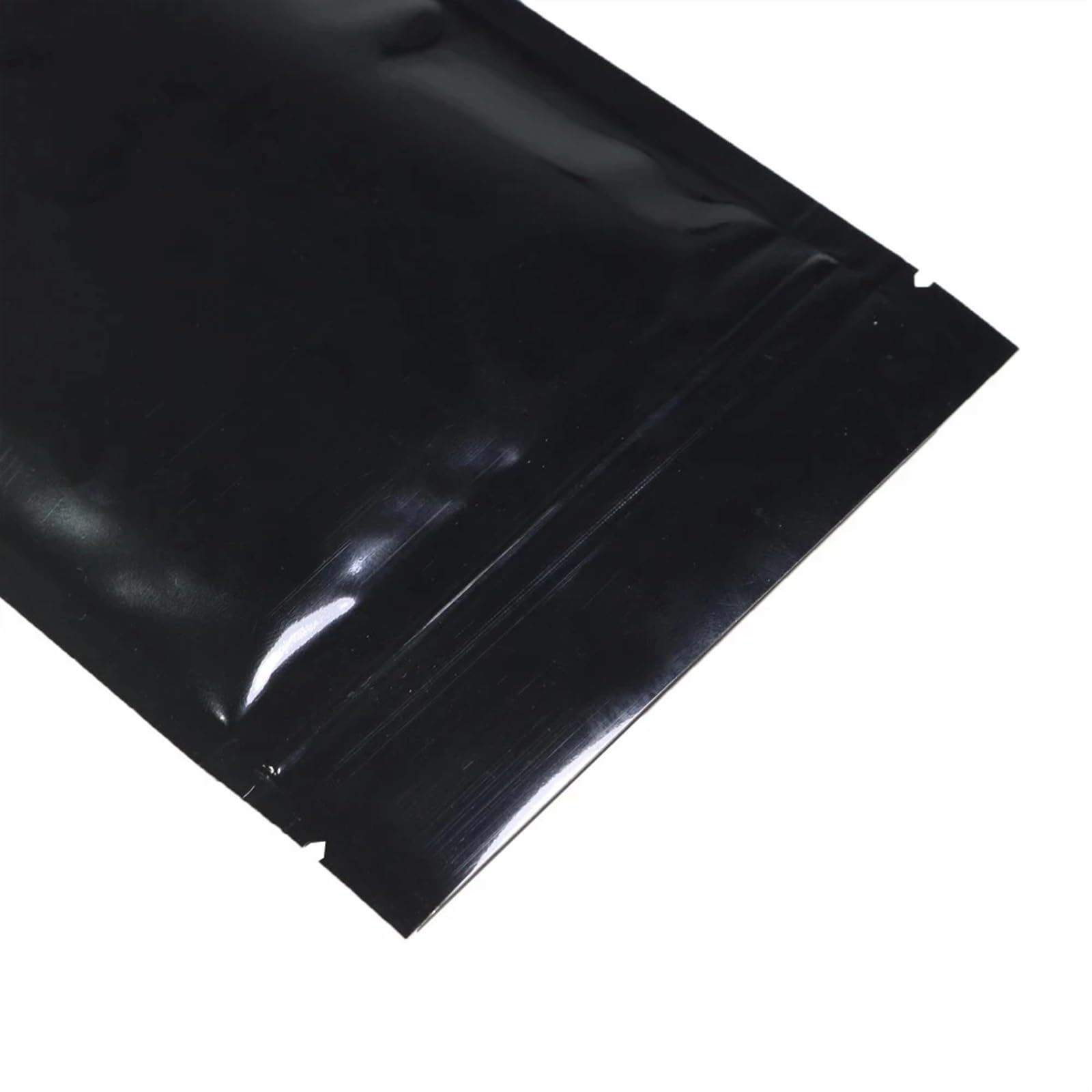 Zip-Lock-Beutel, Aluminiumfolien-Gefrierbeutel m/Reißverschluss, 100er-Pack(White,15x22cm)