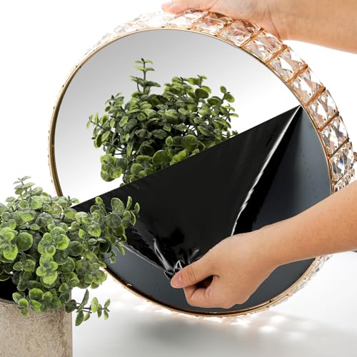 Goaste 3 Pack Crystal Cake Display Stand with Mirror, 14" 12" 10" Metal Pedestal Gold Round Cake Plate Stand, Dessert Cookies Fruit Serving Tray with Shining Crystal Beads for Wedding, Birthday Party - Image 3