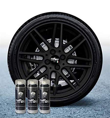 Sophisticauto Pacco da 3 Full Dip vernice removibile NERO OPACO