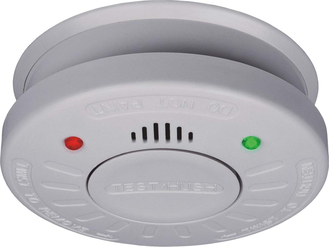 Smartwares Czujnik dymu – 10 lat żywotności baterii, znak jakości Q, przycisk kontrolny, 85 dB, RM520