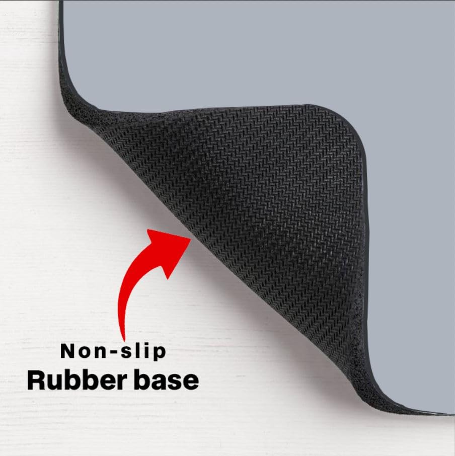 Image of ON TREND Premium Extended Mouse Pad, Large Premium Desk Mat Anti Skid Rubber Base for Desktop Laptop PC Office Gaming (Size- 23 X 11 x 0.12 Inch) (Light Grey)