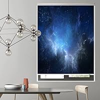 Vista 22 de ZSHINE Tela impermeable opaca inalámbrica manual tamaño personalizado y persianas enrollables con cenefa