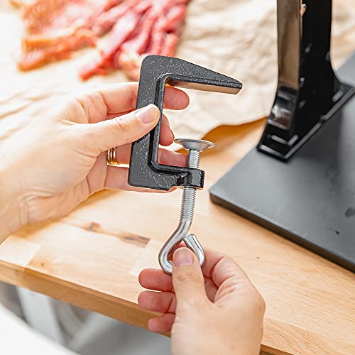 Vertical Meat Tenderizer and Slicer 2 In 1 Manual Crank Model for Tenderizing Meats Cutting Jerky Strips Two Sets of Food Grade Stainless Blades for Tenderizing, Cubing and Cutting Avid Armor - Thumbnail 7