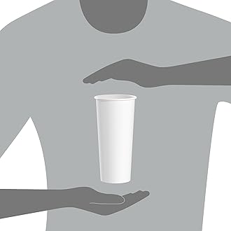 SOLO 424WN-2050 24 oz White SSP Paper Hot Cup (Case of 500)