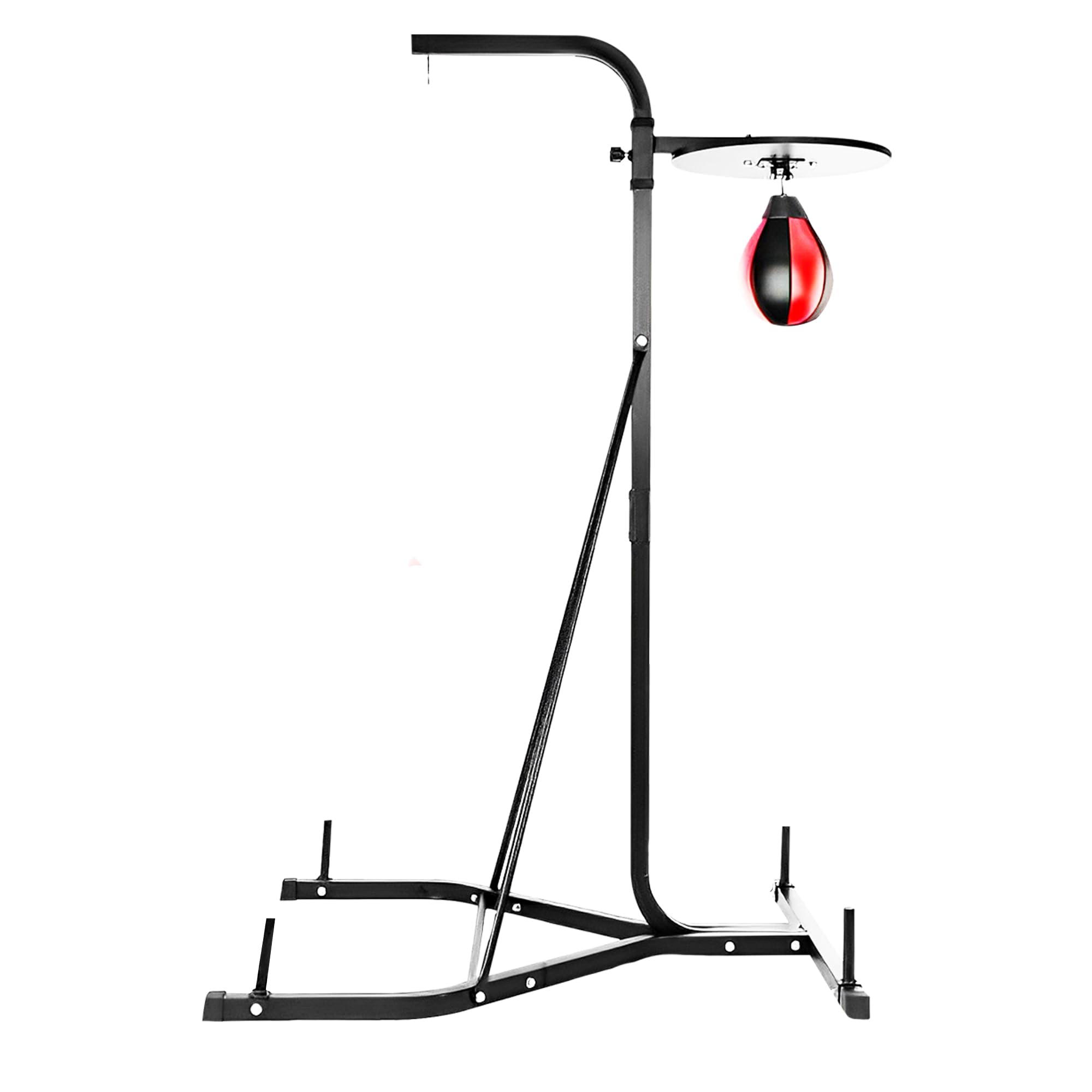 MAXSTRENGTH Free Standing 2 way Frame Boxing Punch Bag Stand Speedball Platform With 4ft Hanging Punch Bag (Frame with Speed ball)