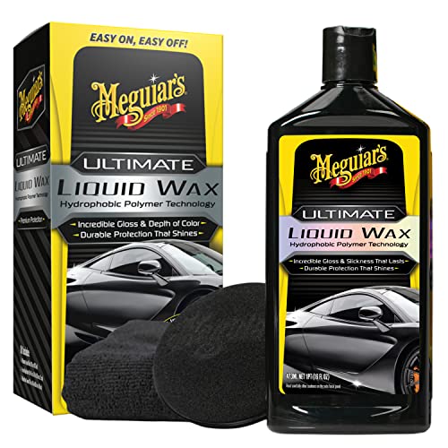 Meguiar's Ultimate Liquid Wax, Durable Protection that Shines, Towel and Pad Included – 16 Oz Bottle #1