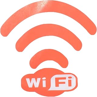 Generic. Novelty Graphics Vinyl Stickers For Wi-Fi Sticker Medium Sticker Car Accessories - Orange