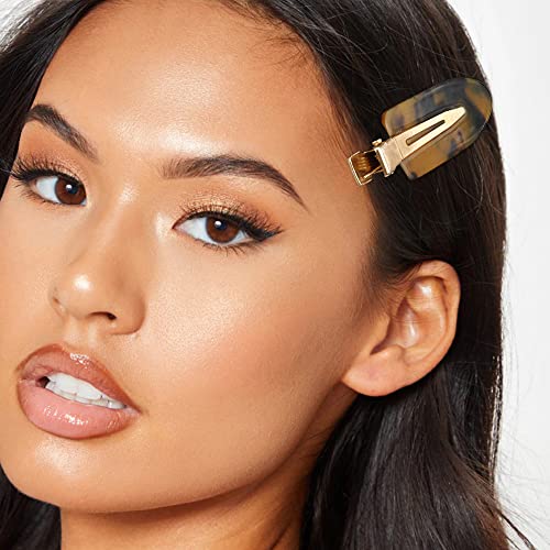 Canitor No Bend Hair Clips - Women'S Resin Flat Tortoise Shell Clips For Hairstyling thumb #3
