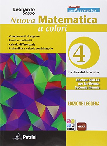  Nuova matematica a colori. Ediz. gialla leggera. Per le Scuole superiori. Con e-book. Con espansione online, 1 volume