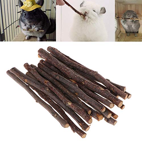 Kingsie りんごの木 小動物 かじり木 小動物用のおもちゃ 無着色 ハムスター うさぎ リス ストレス解消
