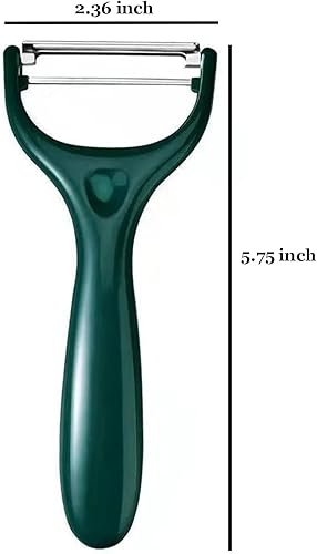 Miniatura 7 de Paquete de 2 peladores en forma de Y, mango antideslizante duradero y hoja afilada de acero inoxidable, peladores de patatas, repollo, zanahoria,