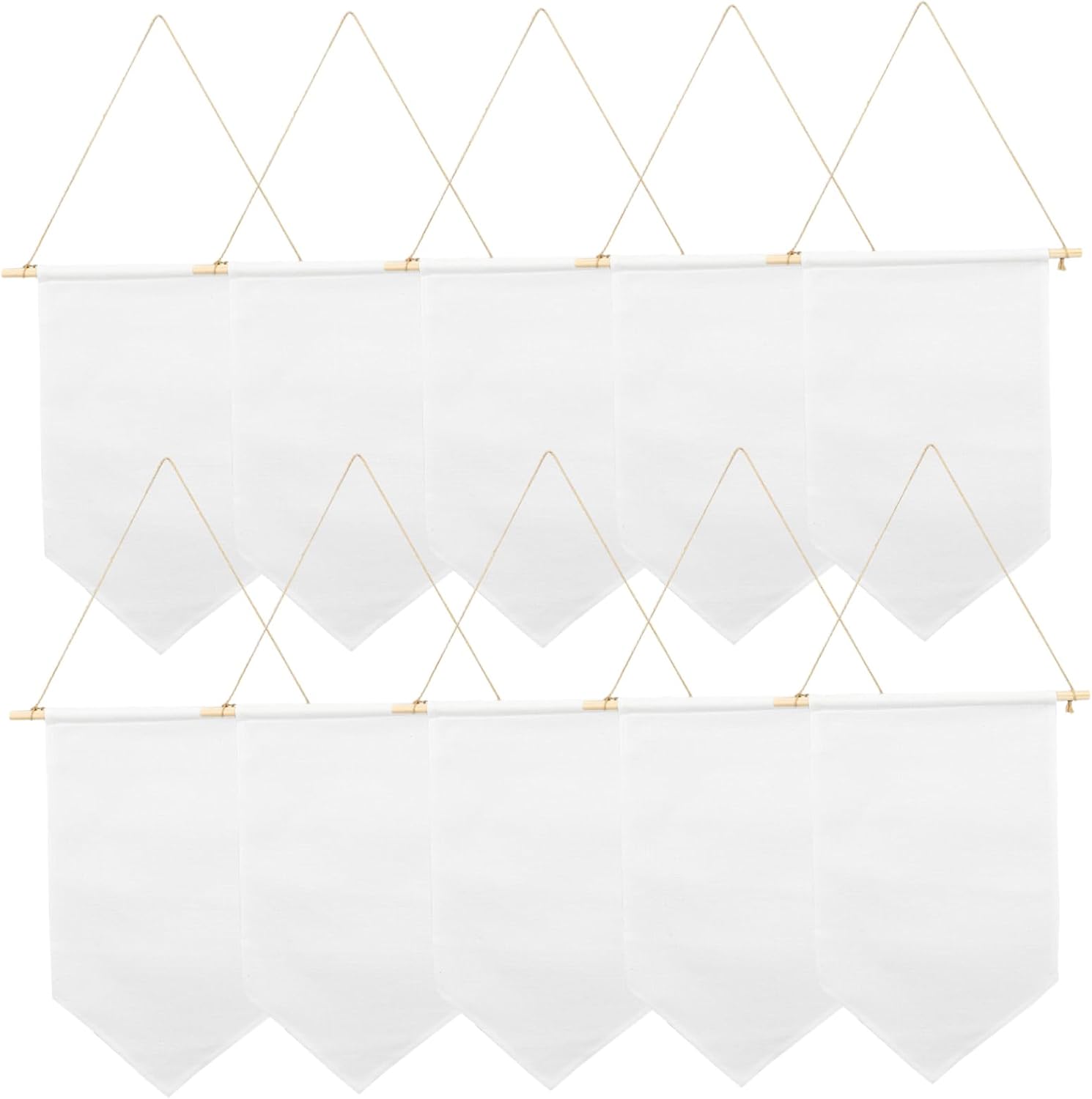 Gadpiparty Sublimation Blank Canvas Banners for Enamel Pin Display Wall Hanging Decor Brooch Jewelry Storage Flags for Boy Girl Bedroom and Playroom